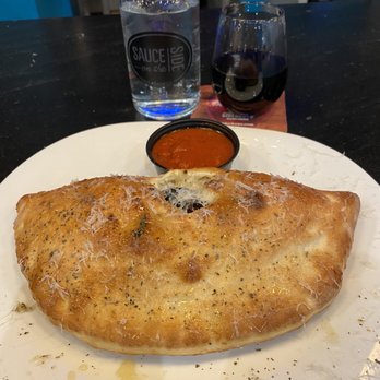 Sauce on the Side - Figgy piggy calzone - Salad Near Me - Indianapolis, Indiana
