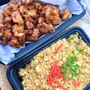 San Sushi - March 2021 - sesame chicken & chicken fried rice. - Sushi Bars Near Me - Placentia, California San Sushi - March 2021 - sesame chicken & chicken fried rice. - Sushi Bars Near Me - Placentia, California