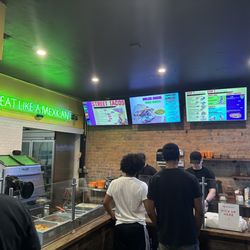 Chilango's Hello Bowl! - Counter and menu