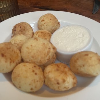 Redbird - Their complimentary cheesy pão de queijo - New American Near Me - Los Angeles, California Redbird - Their complimentary cheesy pão de queijo - New American Near Me - Los Angeles, California
