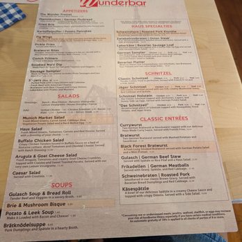 Wunderbar German Kitchen and Biergarten - German Near Me - Davie, Florida