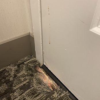 Hilton Garden Inn Jackson Downtown - Hole in the floor, nasty liquid left on door. - Hotels Near Me - Jackson, Mississippi