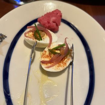 Blue Ribbon - Deviled eggs. - New American Near Me - Las Vegas, Nevada Blue Ribbon - Deviled eggs. - New American Near Me - Las Vegas, Nevada