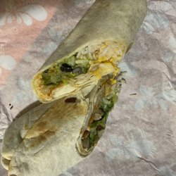 Baja chicken wrap