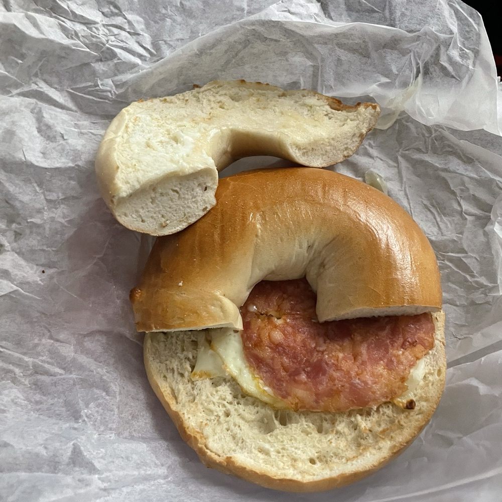 Bacon, egg, and cheese Bacon, egg, and cheese