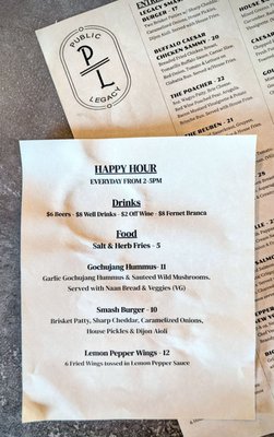 Menu photo 1 PUBlic Legacy Orange, CA