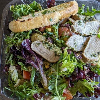 Urban Plates - April 2022 - Ahi tuna salad. Chose well done. - New American Near Me - Irvine, California Urban Plates - April 2022 - Ahi tuna salad. Chose well done. - New American Near Me - Irvine, California