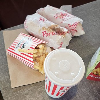 Portillo's Willowbrook - The 2 Hotdog combo - Burgers Near Me - Houston, Texas