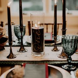 A Petal To Peddle - These table numbers by Write Pretty For Me were so cool!