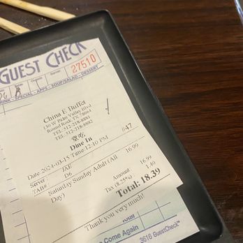 China E Buffet - Check - Chinese Near Me - Round Rock, Texas