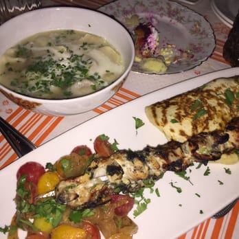Kachka - Chicken shashlik and pilmeni - amazing and full of flavor. - Russian Near Me - Portland, Oregon