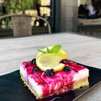 The Whistlestop - Lemons blueberry cheesecake - Restaurants Near Me - Trinidad, Texas The Whistlestop - Lemons blueberry cheesecake - Restaurants Near Me - Trinidad, Texas