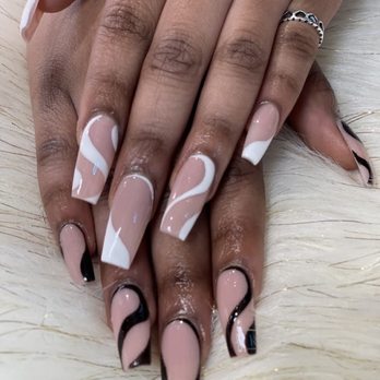 Wayside Nails - What she requested - Nail Salons Near Me - Houston, Texas
