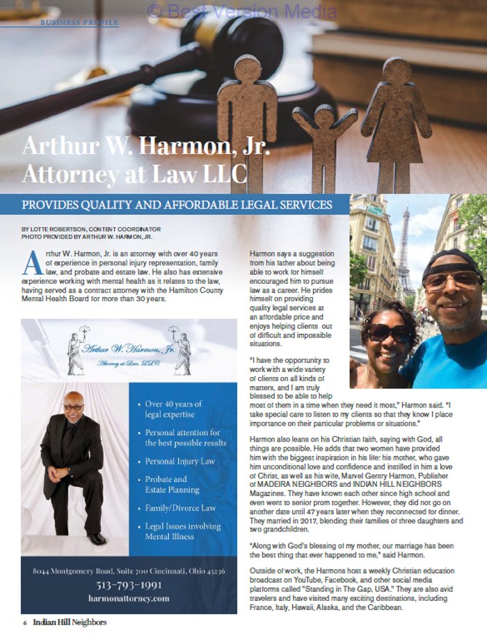 Arthur W Harmon Jr Attorney At Law - divorce attorney in Cincinnati, OH