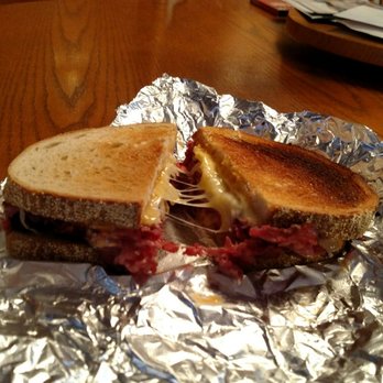 Shelly's Deli - My pastrami reuben on rye - the angle of the picture doesn't do justice to the thickness of the amount of pastrami. - Delis Near Me - Poughkeepsie, New York