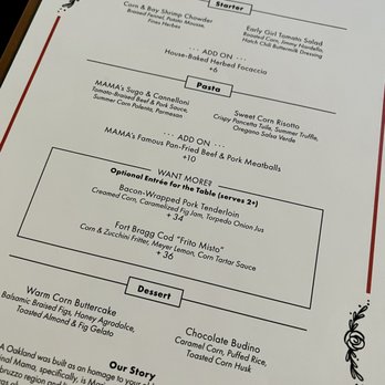 Mama - Seasonal menu, ending 9/20/22. - Italian Near Me - Oakland, California Mama - Seasonal menu, ending 9/20/22. - Italian Near Me - Oakland, California