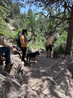 Canine Adventure Readiness Program - Our Canine Adventure Readiness Program is designed for pet owners who dream of including their dogs in everyday adventures—whether it’s hiking trails, camping, or exploring the city. We specialize in transforming hyper, reactive dogs into calm, reliable companions using the same proven training tactics we use for service dogs. But the heart of our program isn’t just obedience—it’s the relationship. We help you build trust, communication, and confidence with your dog so you can enjoy life together, wherever it takes you. Canine Adventure Readiness Program - Our Canine Adventure Readiness Program is designed for pet owners who dream of including their dogs in everyday adventures—whether it’s hiking trails, camping, or exploring the city. We specialize in transforming hyper, reactive dogs into calm, reliable companions using the same proven training tactics we use for service dogs. But the heart of our program isn’t just obedience—it’s the relationship. We help you build trust, communication, and confidence with your dog so you can enjoy life together, wherever it takes you.