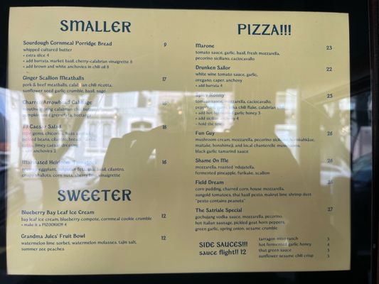 Menu photo 2 Jules San Francisco, CA