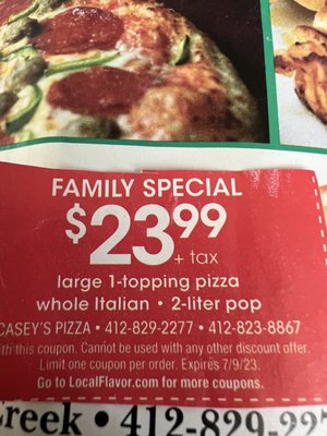 Casey's Pizza by null