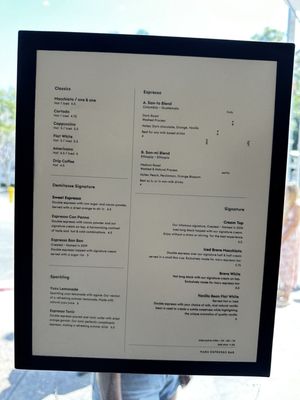 Menu photo 8 Maru Espresso Bar Beverly Hills, CA Menu photo 8 Maru Espresso Bar Beverly Hills, CA