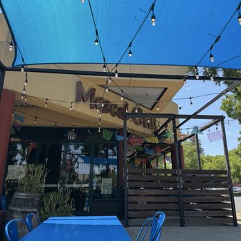 Mezcal Grill - Under the blue tarp in their patio - Mexican Near Me - Sacramento, California Mezcal Grill - Under the blue tarp in their patio - Mexican Near Me - Sacramento, California