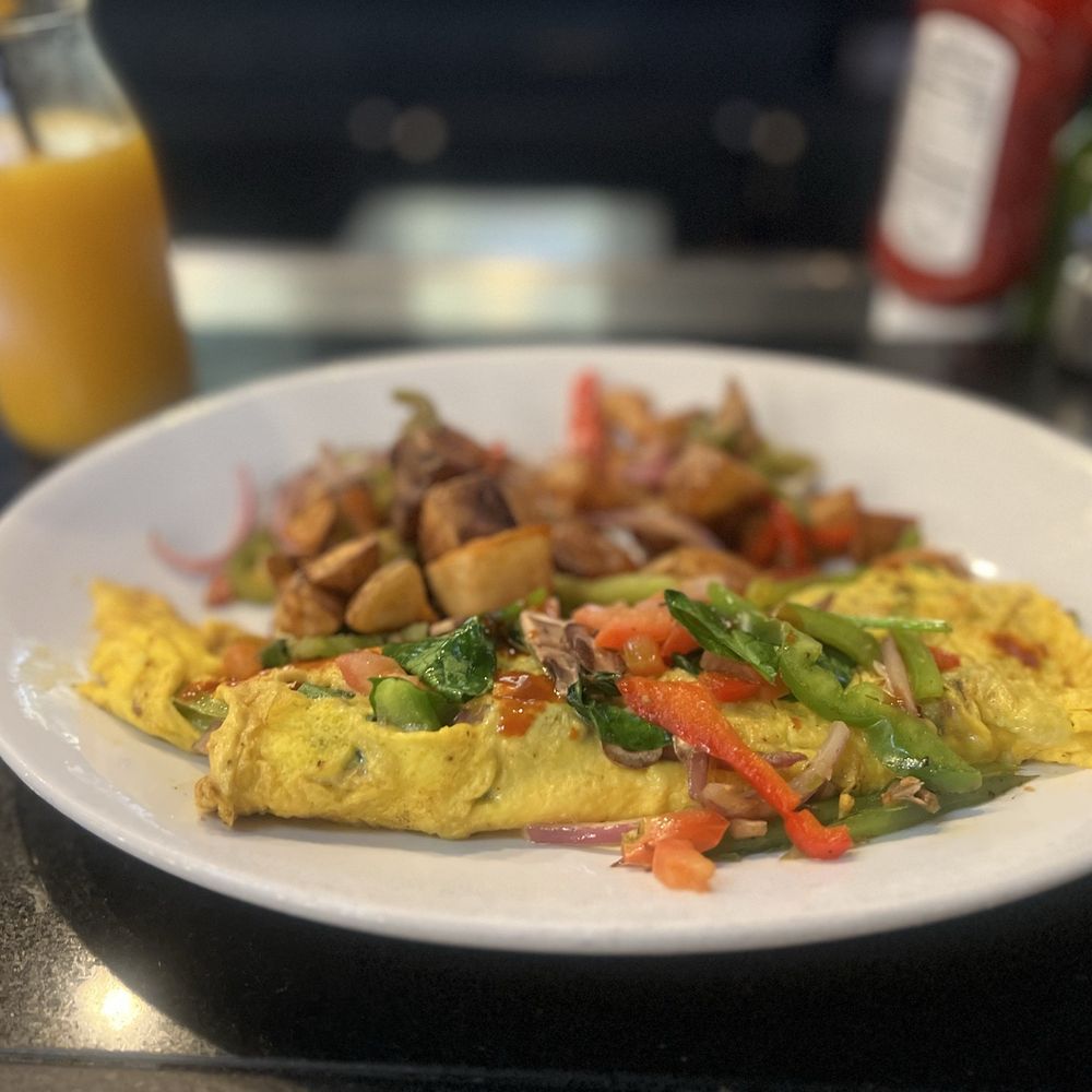 Toast Kitchen & Bar - 3 Egg Veggie Omelette - Breakfast & Brunch Near Me - Brea, California Toast Kitchen & Bar - 3 Egg Veggie Omelette - Breakfast & Brunch Near Me - Brea, California