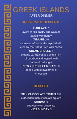 Menu photo 4 Greek Islands Restaurant Chilliwack, BC Menu photo 4 Greek Islands Restaurant Chilliwack, BC