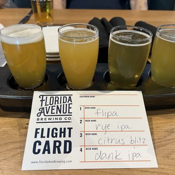 Florida Avenue Brewing Co. - Beer Flight! - Breweries Near Me - Wesley Chapel, Florida Florida Avenue Brewing Co. - Beer Flight! - Breweries Near Me - Wesley Chapel, Florida
