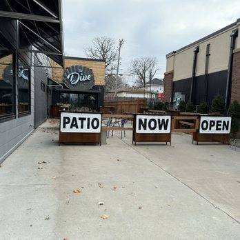 The Dive - Patio and "store front" next to and part of Coastal Seafoods - Cafes Near Me - Saint Paul, Minnesota
