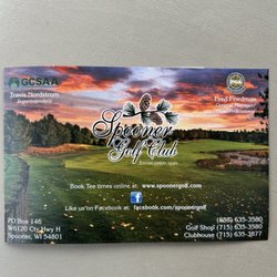 Spooner Golf Club - Scorecard