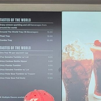 Coca Cola Store - Zoom in and check out the menu board Apri 2022 - Fashion Near Me - Orlando, Florida Coca Cola Store - Zoom in and check out the menu board Apri 2022 - Fashion Near Me - Orlando, Florida
