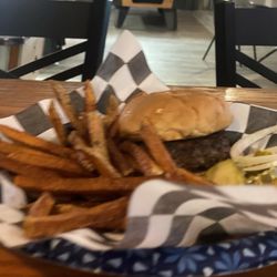 The Outpost Bar & Grill - Cheeseburger & fries!