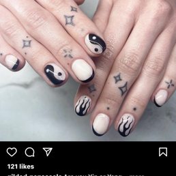 This is what I wanted done (only wanted one yin Yang)