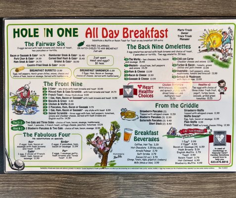 Menu photo 1 Hole 'n One Sun City West, AZ