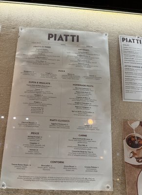 Menu photo 1 Piatti Laguna Beach, CA