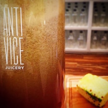 Anti Vice Juicery - a glass of juice and a block of cheese - Juice Bars & Smoothies Near Me - Toronto, Ontario Anti Vice Juicery - a glass of juice and a block of cheese - Juice Bars & Smoothies Near Me - Toronto, Ontario