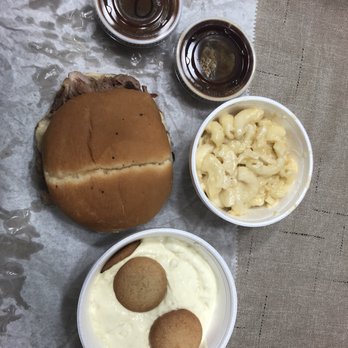 Barbecue Stop - Pulled pork sandwich , Mac and cheese, and banana pudding - Barbeque Near Me - Pinson, Alabama Barbecue Stop - Pulled pork sandwich , Mac and cheese, and banana pudding - Barbeque Near Me - Pinson, Alabama