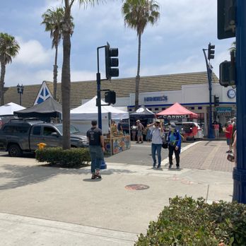 Oceanside Farmer's Market - entrance to farmers market from Pier View Way and N Coast Highway - Farmers Market Near Me - Oceanside, California
