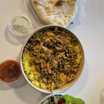 Sofra Grill - Chicken Shawarma w/side salad & pita - Mediterranean Near Me - South San Francisco, California