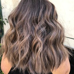 Ash blonde/brown babylights :)
