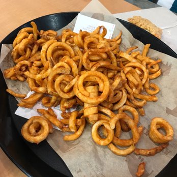 Arby's - That's 3 orders of Cruly Fries for $3 during Happy Hour (some already devoured!) - Fast Food Near Me - Shelby Township, Michigan