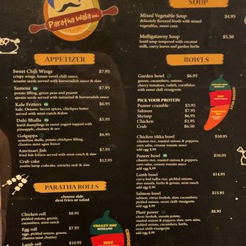Paratha Wala - Menu - Indian Near Me - Forest Hills, New York