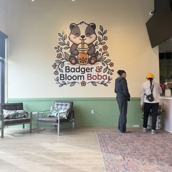 Badger & Bloom Boba - Unique Logo - Bubble Tea Near Me - Castle Rock, Colorado Badger & Bloom Boba - Unique Logo - Bubble Tea Near Me - Castle Rock, Colorado
