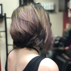 Blades of Perfection Hair Studio - Cut and color on Jess...
