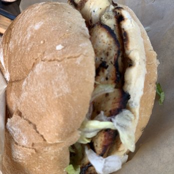 The Beach Burger - Grilled chicken burger - Hot Dogs Near Me - Sauble Beach, Ontario