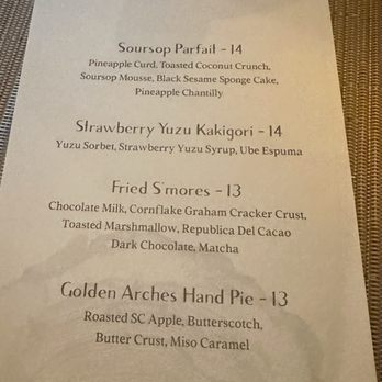 Shokudo - Dessert Menu - Izakaya Near Me - Charleston, South Carolina Shokudo - Dessert Menu - Izakaya Near Me - Charleston, South Carolina