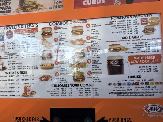 Menu photo 1 A & W Family Restaurant Stayton, OR Menu photo 1 A & W Family Restaurant Stayton, OR