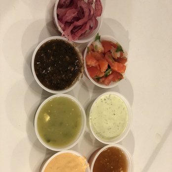 The Taco Stand - All the amazing salsas - Tacos Near Me - Encinitas, California The Taco Stand - All the amazing salsas - Tacos Near Me - Encinitas, California