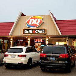 Dairy Queen Grill & Chill - Storefront at evening
