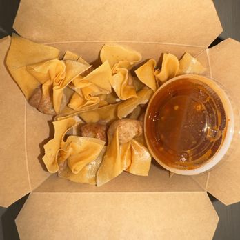 Burmese Bites - Burmese Bites Pat Tote - Fried Chicken Wontons With Tamarind Sauce - Burmese Near Me - Elmhurst, New York